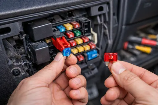 تعویض فیوز خودرو