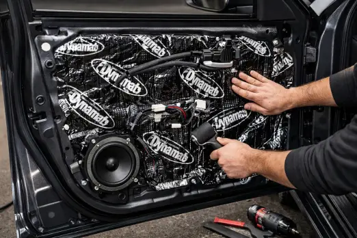 عایق ‌کاری درب خودرو