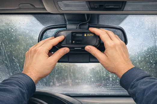 نصب سنسور باران و نور خودرو