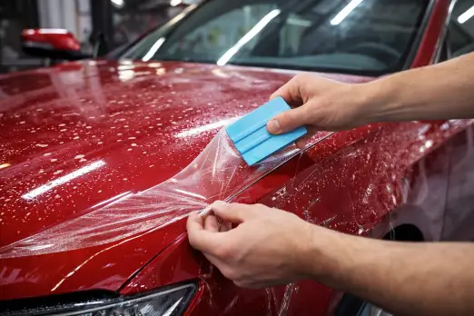 نصب برچسب محافظ رنگ بدنه